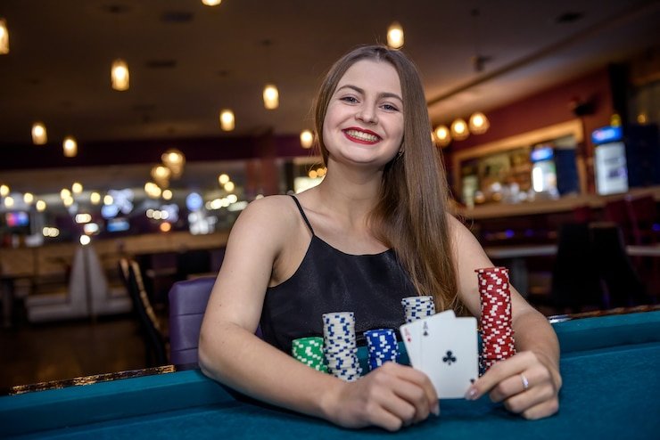 Meja kartu Kasino Hold'em 3 Tangan